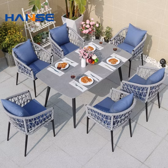 Popular vendedora caliente de cuero moderno/ sofá de tela de 6 plazas con función Chaise Muebles de sala de estar