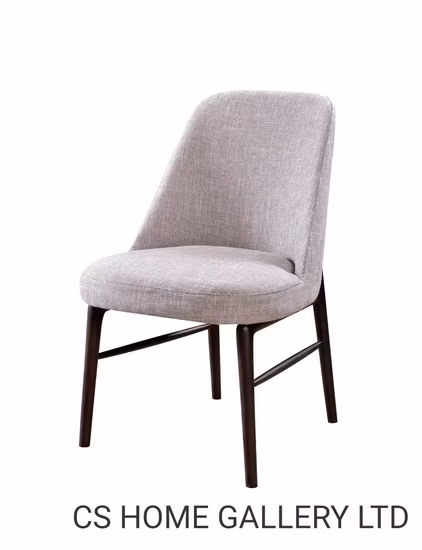 Muebles caseros modernos Sillas de madera sólida Cafe Silla de comedor de plástico