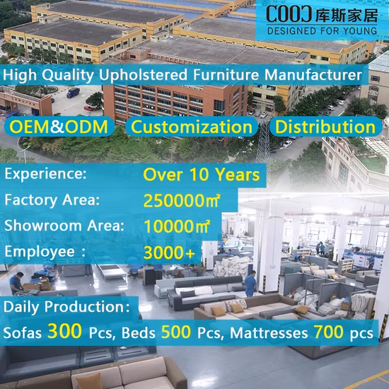 Mayorista de fábrica de diseño moderno, muebles de salón, tejido de lino, sofá esquinero de cuero, sofá seccional modular en forma de L para el hogar, salón, hotel